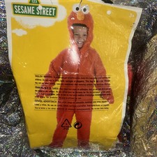 Rare 2016 Disguise Elmo Sesame Street Halloween kids Costume 3T-4T free ship