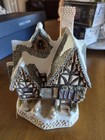 David Winter Cottages Scrooge's School John Hine Studios Christmas 1992