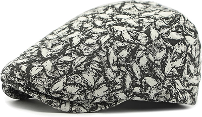 Womens Leopard Print Beret Hat Retro Newsboy Ivy Cap Cabbie  display picture 3
