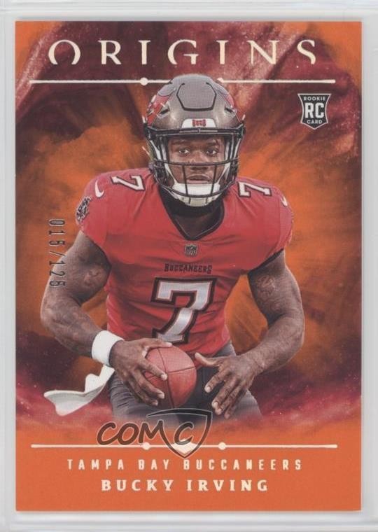 2024 Panini Origins Rookies Orange 15/125 Bucky Irving #107 Rookie RC 1pd2