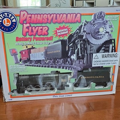 Lionel Pennsylvania Flyer Battery Powered G Gauge Train Set Light/Sound 7-11140