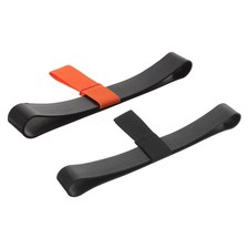 2pcs Diving Tank Carrier Strap Rubber Hose Retainer Band Black Scuba