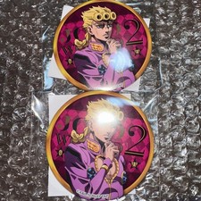 JoJos Bizarre Adventure JoJolion Giorno Giovanna 75mm Badge Opened Used