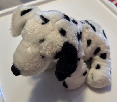 Peluche dalmata cane GUND nastro bianco e nero intorno al collo - SOS
