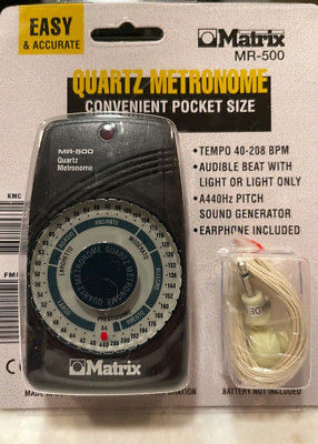 matrix MR-500 quartz metronome