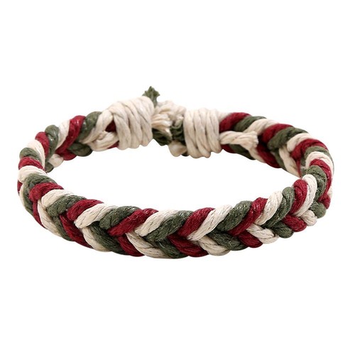 DIY Braided Bracelets Handmade Hemp Rope for Party Wedding Travel (Style 2) - Imagen 8 de 10