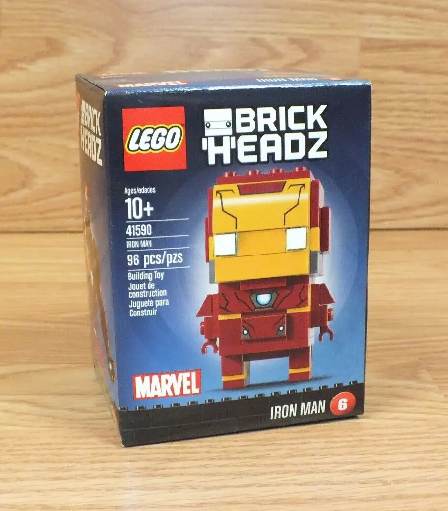 indstudering dominere Fuld Lego 41590 Collectible Marvel Brick Heads Iron Man Retired Toy | eBay