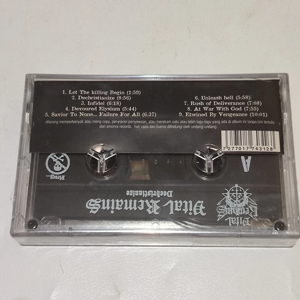 Vital Remains - Dechristianize 2003 original indonesia tapes BRAND NEW SEALED - Image 3 of 4