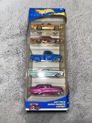 Hot Wheels 2002 Concrete Cruisers 5 Car Gift Pack UNOPENED