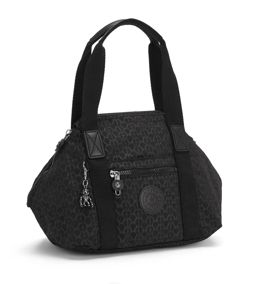 kipling Basic Plus Eyes Wide Open Art Mini Handbag Signature Emb Schwarz - Bild 4 von 4