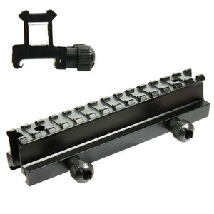 Taktische 8 Slot Flat Top 1" Riser Scope Mount für Picatinny Rail 20mm Taktische 8 Slot Flat Top 1" Riser Scope Mount für Picatinny Rail 20mm