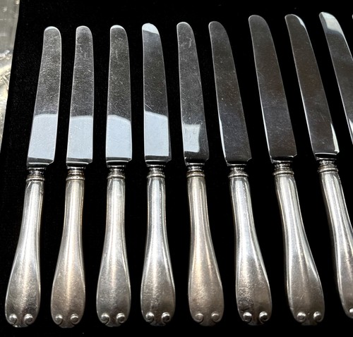 Tiffany & Co. Flemish 11 Sterling Silver 9.25" Knives - Picture 7 of 10