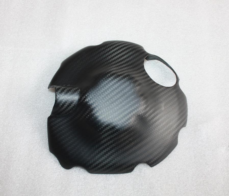 Protection carter R6 carbone mat : blindage thermique et anti-impacts