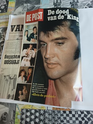 Elvis,Dutch scrapbook 1 , Press following the days after his death, August 1978