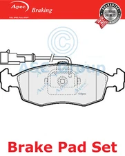 Apec Front Brake Pads Set EO Quality Replacement with Wear Indicator PAD1427