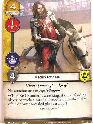 A Game of Thrones 2.0 - 1x #107 Red Ronnet - Daggers in the Dark