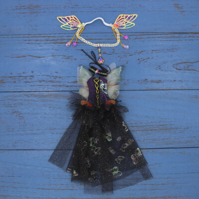 Nabi Queen Dress With Headdress Butterfly suit 12'' Blythe Doll Factory Outfit