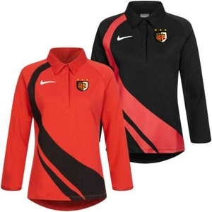 red and black rugby jersey