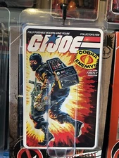 GiJoe Firefly 1984 Display Case With Card Back Insert
