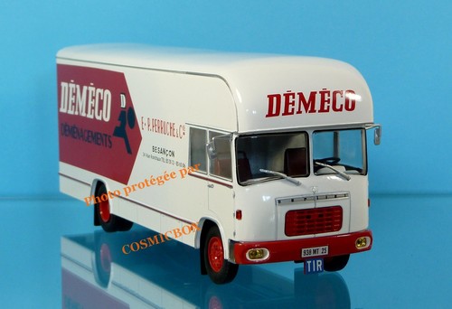 camion BERLIET GBK 75 vehículo de mudanza empresa DEMECO en metal xo 1960 nuevo - Picture 2 of 7