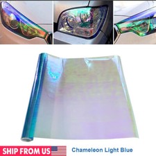 Blue Chameleon Headlights Taillight Vinyl Car Self Adhesive Film Sheet Sticker Blue Chameleon Headlights Taillight Vinyl Car Self Adhesive Film Sheet Sticker