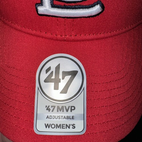 ST LOUIS CARDINALS WOMENS 47 BRANSON MVP MESH BACK HAT SNAPBACK TRUCKER NWT - Picture 2 of 6