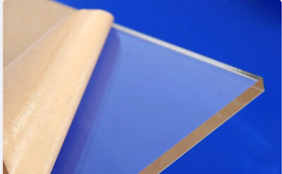 (Pack Of 8 Pieces) Clear Acrylic Plexiglass 3/16'' x 24'' x 48  Plastic Sheet