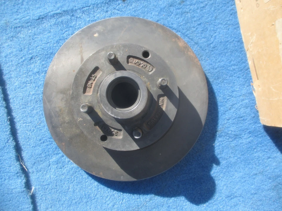 Chevy Monza Buick Pontiac Olds 1976 1980 rotor de freno y buje nuevo de fábrica OEM GM # 359730 Foto 3 de 4