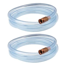 6Ft 1/2Inch Gas Siphon Hose Shaker Hose for Gasoline Fuel Water Transfer