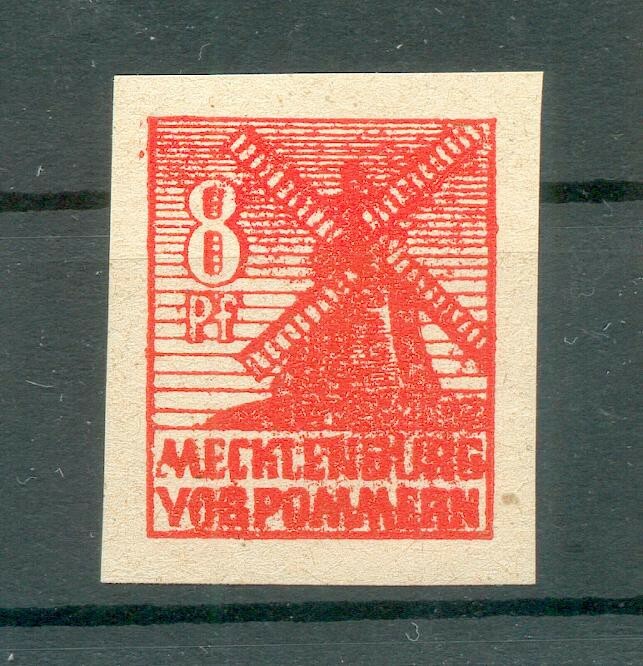 SBZ MECKPOM 34YB Color MNH Postfrisch BPP 280EUR