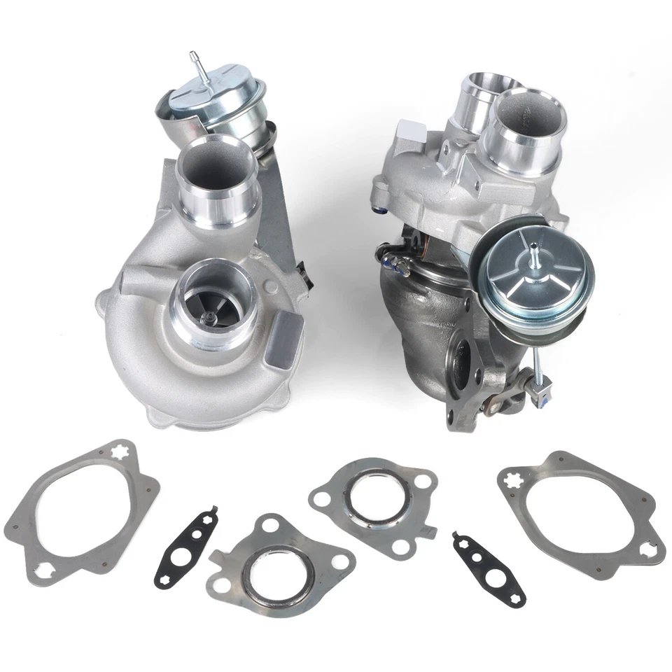 Par turbocompresor de gasolina izquierdo + derecho para Ford F150 F-150 3,5 L V6 2013-2016 EE. UU. Foto 2 de 4