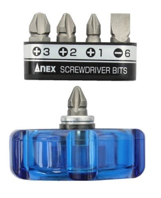 Anex Mini Starbee Ersatz Rechts Breit Griff Ultra Kurz Bit 5 Set #i56