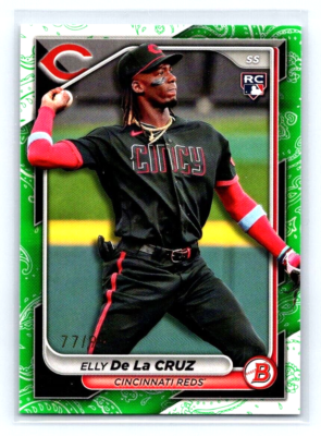 スポーツ選手 ELLY DE LA CRUZ_2022 Bowman's Best Elly De La Cruz Autographed 2022 Bowman Prospects Rookie