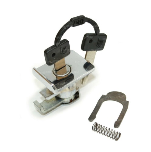 Caja de herramientas Bloqueo Vespa Px Lml Efl Cromo con dos llaves Guantera Set - Imagen 4 de 12