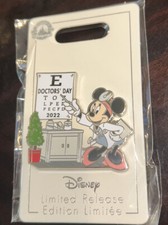 Disney pin Doctors Day 2022 Doctor Scrubs  Parks Rare Minnie Mouse