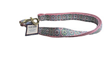 Top Paw 6 FT. Pink/Green Floral Nylon Dog Leash New
