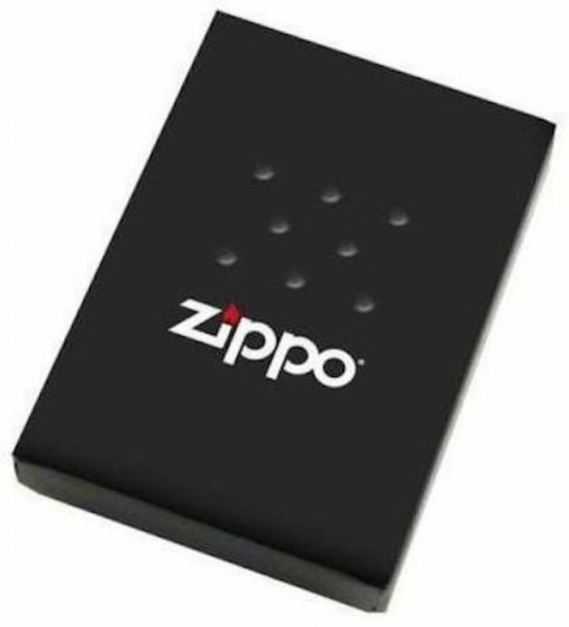 Zippo Lighter - USA United States American Flag High Polish Chrome