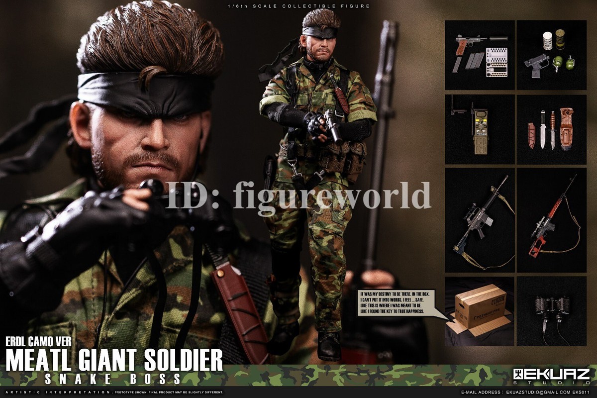 Pre-order EKUAZ STUDIO EKS011 1/6 Metal Shadow Gear Solid Snake