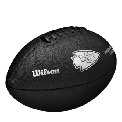 Wilson NFL Backyard Legend Kansas City Chiefs Logo Football Black, Official size