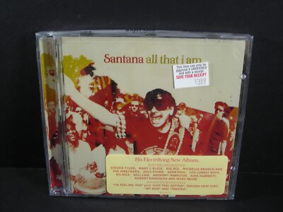All That I Am by Santana (CD, Nov-2005, Arista) New Sealed