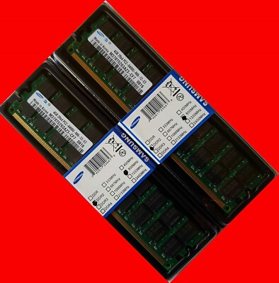 SAMSUNG  8GB 2X4GB DDR2 RAM PC2-6400 800/667/533 MHz  für AMD