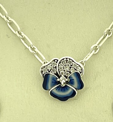 Cluster Pendant Pandora Lockets Sparkling Necklace Sparkling