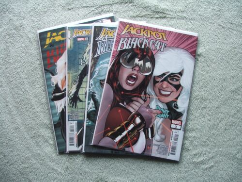 Marvel Comics Jackpot and Black Cat Set of 4. 1-4 2024