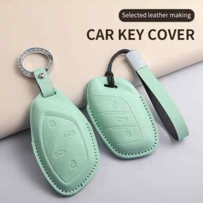PU Leather Car Key Case Cover Bag For Roewe ZS HS 5 6 EZS RX3 RX5 RX8 ERX5 I6 I5