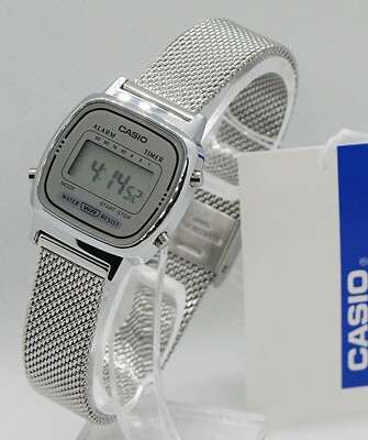   Casio Damenuhr Retro Vintage Mini Damen LA670WEM-7EF  