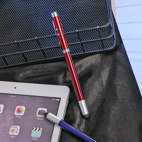 Writing Pen Remote RED Laser Pen 6-in-1 Stylus Pencil Powerful Laser Pointer - Photo 12/16