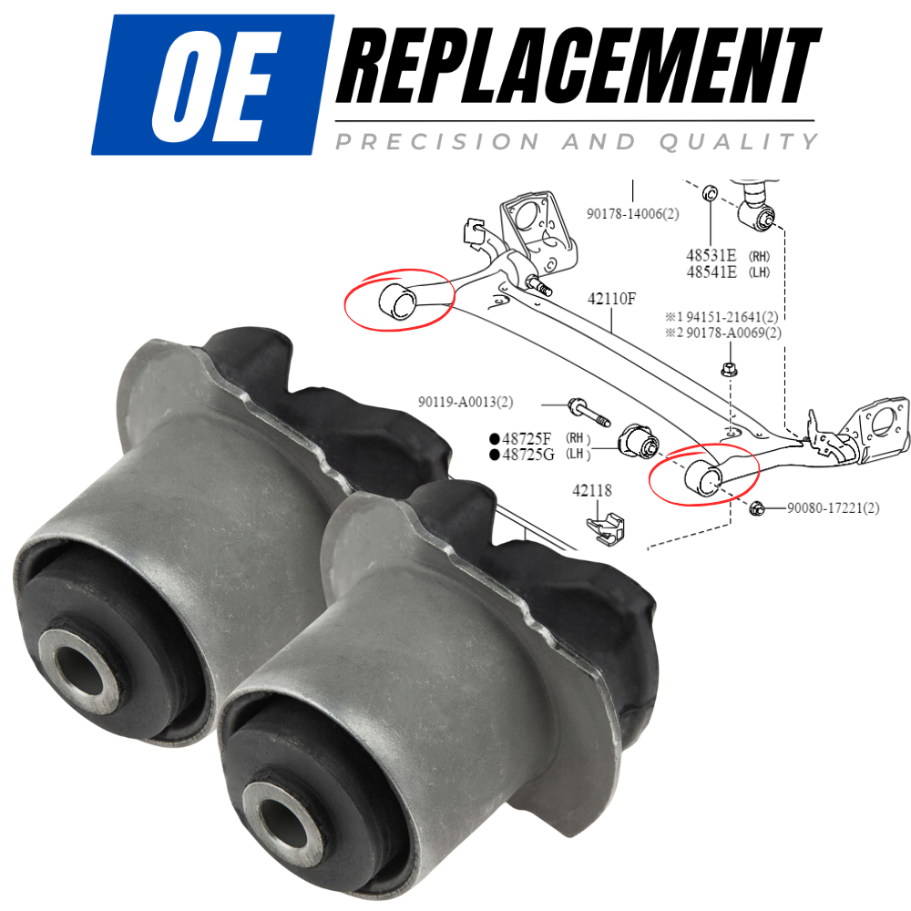 REAR AXLE SUBFRAME MOUNTING BUSHES FOR TOYOTA ALPHARD ESTIMA