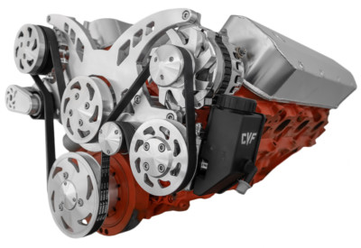 454 Serpentine Conversion Kit Big Block Chevy CVF Air Conditioning Billet 396