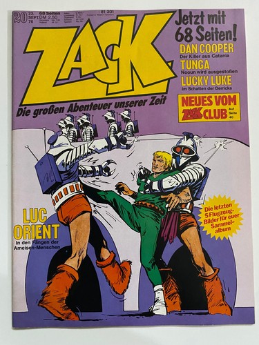 ZACK Comic Hefte Auswahl 1976 Sammlung Geschenk TOP Poster Beilage Sammelalbum - Bild 33 von 48