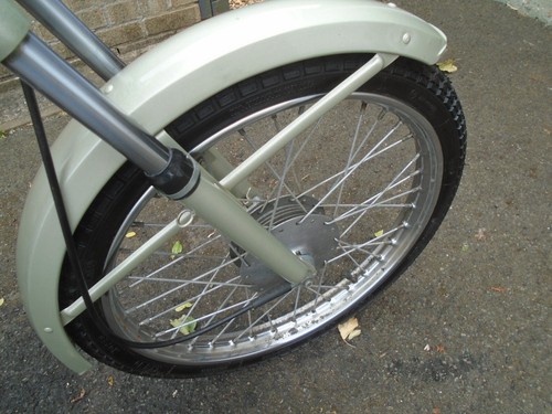 CLASSIC GILERA TOURING 50 MOTORCYCLE MOPED 1972 UK REG FULL V5 HISTORIC ON ROAD - Picture 13 of 16